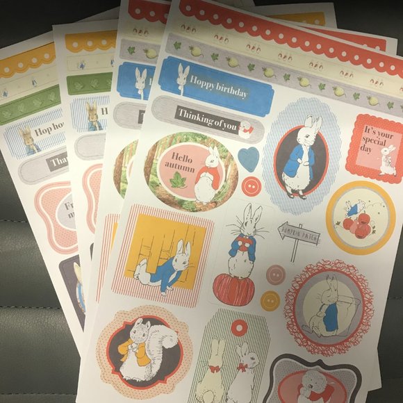 Peter Rabbit Card Making Kit - Picture 3 of 3